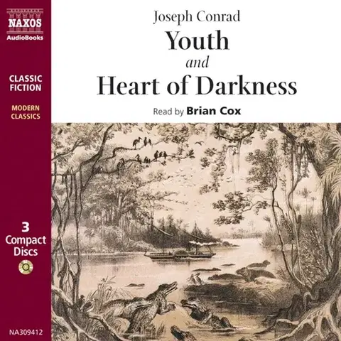 Svetová beletria Naxos Audiobooks Youth & Heart of Darkness (EN)