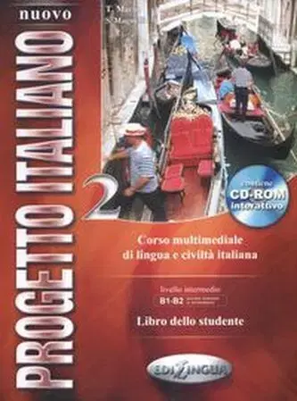 Učebnice a príručky Nuovo Progetto Italiano 2 Studente + CD - Kolektív autorov