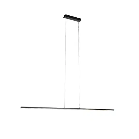 Závesné svietidlá Moderné závesné svietidlo čierne 150 cm vrátane LED - Banda
