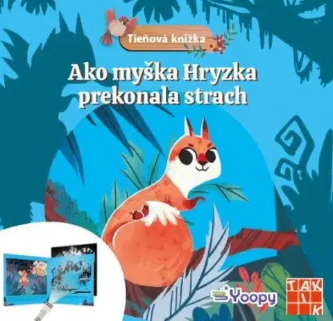 Leporelá, krabičky, puzzle knihy Ako myška Hryzka prekonala strach - Tieňová knižka