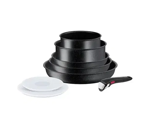 Sady riadu Tefal Ingenio Black Stone L3998802 8 ks