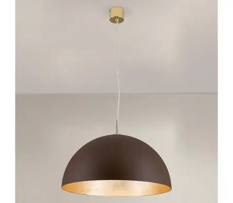 Svietidlá Orion HL 6-1623/1 - Luster na lanku ELIANO 1xE27/60W/230V pr. 50 cm hnedá/zlatá HL 6-1623/1 Antik-gold