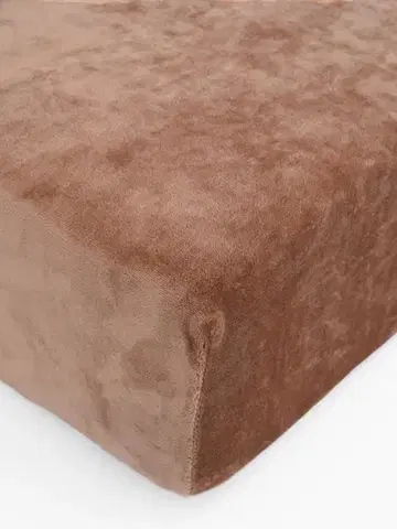 Plachty MKLozkoviny.sk Plachta mikroplyš Deluxe 90 x 200 cm - mocha mousse