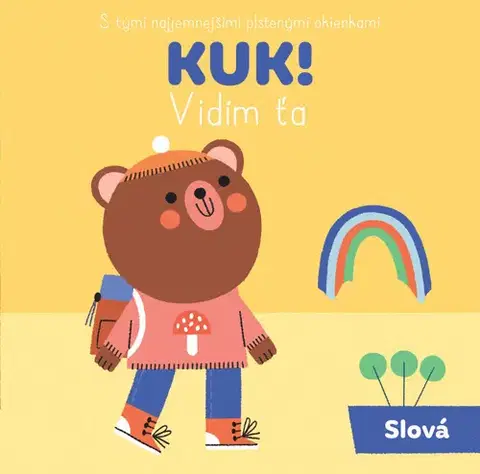 Leporelá, krabičky, puzzle knihy Kuk Vidím Ťa Slová