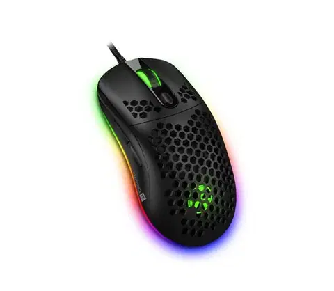 Klávesnice a myši CONNECT IT CMO-5511-BK - LED RGB drôtová herná myš 200-12800 DPI čierna CMO-5511-BK