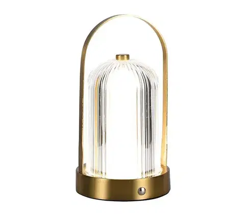 Lampy  LED Stmievateľná stolná lampa LED/1W/5V 3000-6000K 1800 mAh zlatá 7989