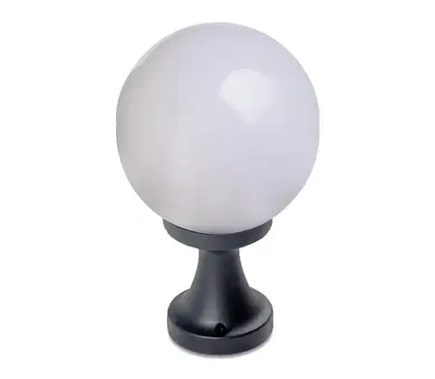 Záhradné lampy Redo 9775 - Vonkajšia lampa SFERA 1xE27/42W/230V IP44 25x38cm biela 9775
