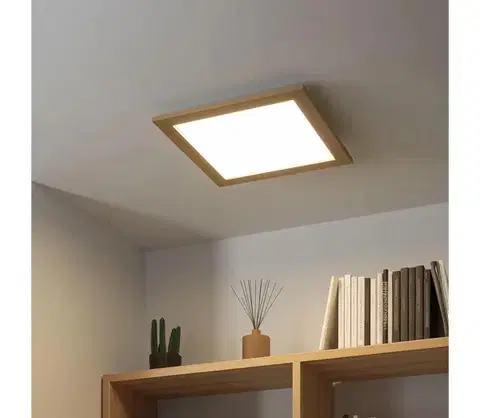 LED osvetlenie Eglo - LED RGBW Stm. panel SALOBRENA-C LED/21W/230V 2700-6500K hnedá + DO 1xEG33205+1xEG99422