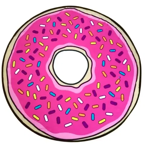 Uteráky Osuška plážová Donut TiaHome