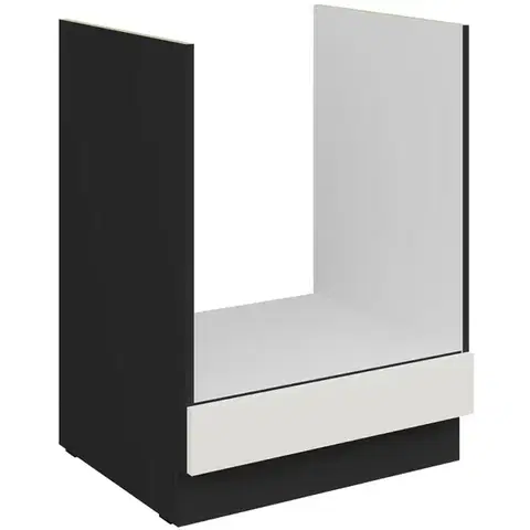 Kuchynské skrinky stojace Kuchynská skrinka Aria-Wh/Bl Anti Fingerprint 60dg Bb