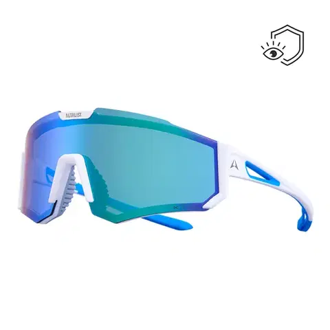 Slnečné okuliare Altalist Kizuna Polarized bielo-modrá s modrými sklami