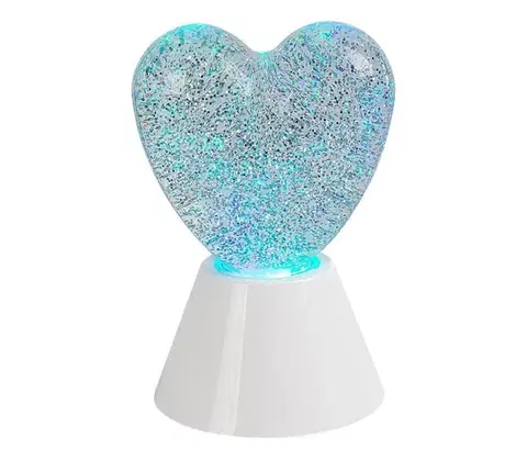 Lampy Rabalux 76040 - LED RGB Dekoratívna lampa SPARKLY LED/0,8W/3xAA v tvare srdca 76040