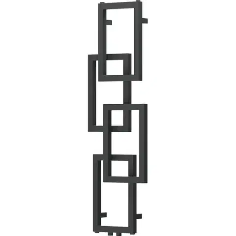 Radiátory do kúpeľne MEXEN - Grid vykurovací rebrík/radiátor dekoratívny 1115 x 360 mm, 279 W, antracit W215-1115-360-00-66