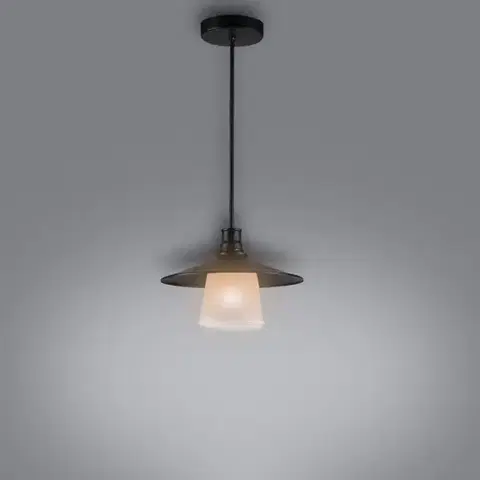 Moderné lampy do obývačky Luster 1x60W E27 Loft čierne