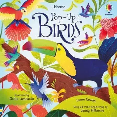 Leporelá, krabičky, puzzle knihy Pop-Up Birds - Laura Cowan,Giulia Lombardo