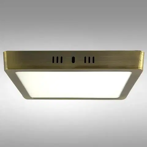 LED stropnice Stropné svietidlo LED BLOCK 18W 4200K štvorec satén
