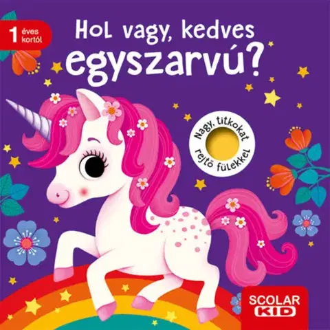 Leporelá, krabičky, puzzle knihy Hol vagy, kedves egyszarvú? - Mila Rulff