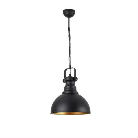 Svietidlá Závesný luster Saglam - 3710 - 1, čierna