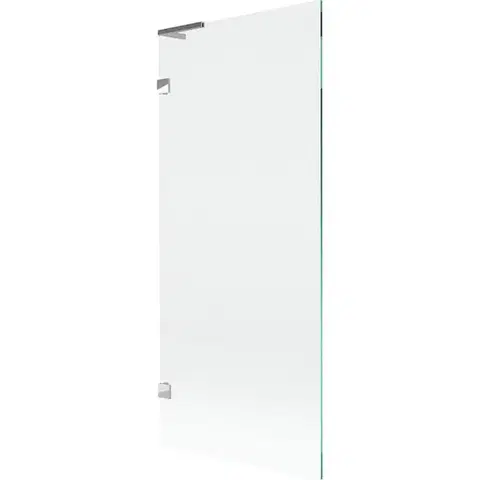 Sprchové dvere MEXEN/S - Lunar L vaňová zástena FIX 80 x 150, transparent, chróm 897L-080-000-01-00