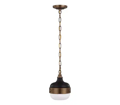 Svietidlá Elstead Feiss FE-CADENCE-1P-MB - Luster na reťazi CADENCE 1xE27/75W/230V FE-CADENCE-1P-MB