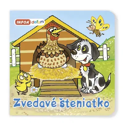 Leporelá, krabičky, puzzle knihy Zvedavé šteniatko