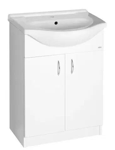 Kúpeľňový nábytok AQUALINE - SIMPLEX ECO 65 umývadlová skrinka vrátane umývadla 63x83,5x30,7cm SIME650