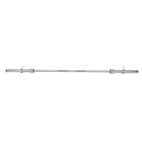 Osy k činkám Vzpieračská tyč s ložiskami inSPORTline Olympic Profi OB-86 220cm/50mm • 20kg • do 700kg • bez objímok