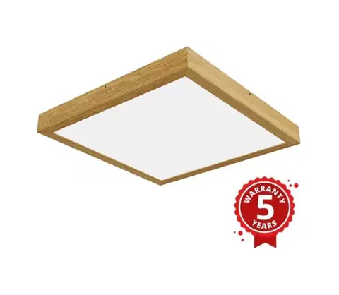 Svietidlá APLED - LED Prisadený panel QUADRA LED/40W/230V dub 135-0410