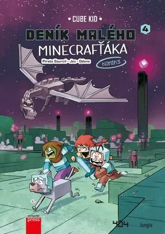 Dobrodružstvo, napätie, western Deník malého Minecrafťáka: komiks 4, 2. vydání - Cube Kid,Martin Herodek