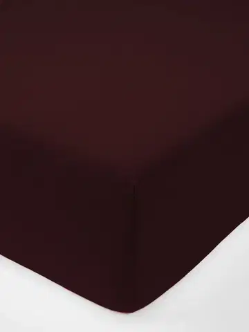 Plachty MKLozkoviny.sk Jersey plachta s elastanom Deluxe 200 × 200 cm – vínově červené
