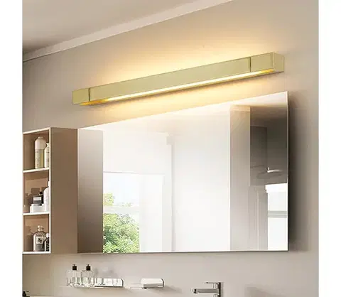 Svietidlá BRILAGI-LED Kúpeľňové osvetlenie zrkadla AQUA LINE LED/18W/230V 60 cm IP44 zlaté BRI316