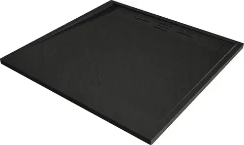 Vane MEXEN - Amon štvorcová sprchová vanička SMC 100 x 100, čierna 4F701010