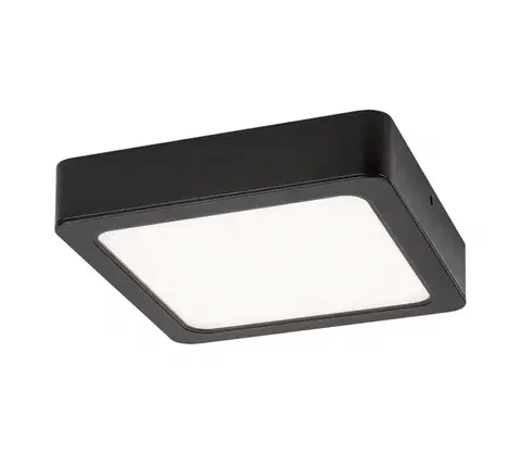 Svietidlá Rabalux 71203 - LED Stropné svietidlo SHAUN LED/24W/230V 22x22 cm čierna 71203