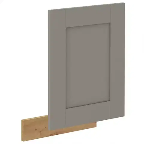 Dvierka a čelá zásuviek pre kuchynske skrinky Dvierka na umývačku Luna claygrey/artisan 570x446