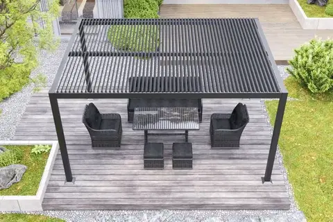 Bioklimatické pergoly Bioklimatická pergola 6x4 m SCHATLER MODERN HomeGarden