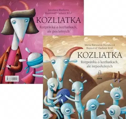 Rozprávky Kozliatka - Rozprávka o kozliatkach, ale poslušných/ ale neposlušných, 2. vydanie - Mária Rázusová-Martáková,Jaroslava Blažková