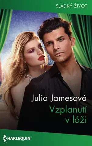 Romantická beletria Vzplanutí v lóži - Julia Jamesová