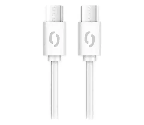 Predlžovacie káble Aligator DATKP59 - USB kábel USB-C / USB-C 65W Power Delivery 2,5 m biela DATKP59