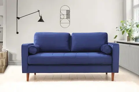 Pohovky a gauče Dvojmiestna pohovka Rome - Navy Blue