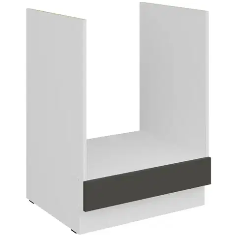 Kuchynské skrinky stojace Kuchynská skrinka Aria-Gr/Wh Anti Fingerprint 60dg Bb