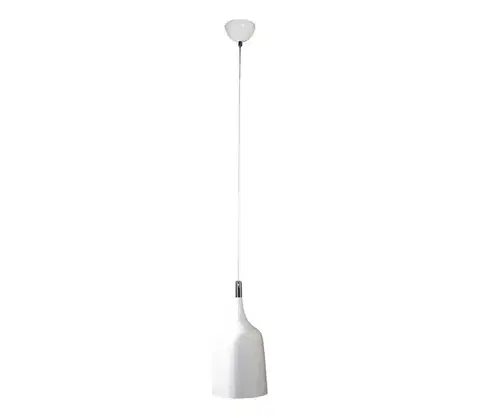 Svietidlá Searchlight 27014 - Luster na lanku 1xE27/60W/230V biela 27014