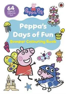 Pre deti a mládež - ostatné Peppa Pig: Peppa’s Days of Fun Bumper Colouring Book