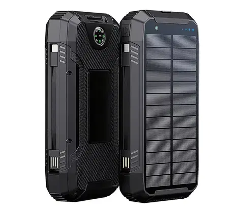 Predlžovacie káble Winner Group - Powerbanka s bezdr. nabíjaním a solárnym panelom 20000 mAh 20W PD WINPOWSUNNY