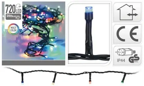 Vianočné osvetlenie Kinekus Svetlo vianočné 720 LED, farebné, vonkajšie/vnútorné, dekorácia