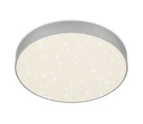 Svietidlá Briloner 7074-414 -LED Stropné svietidlo STAR SKY LED/21W/230V pr. 28 cm strieborná 7074-414