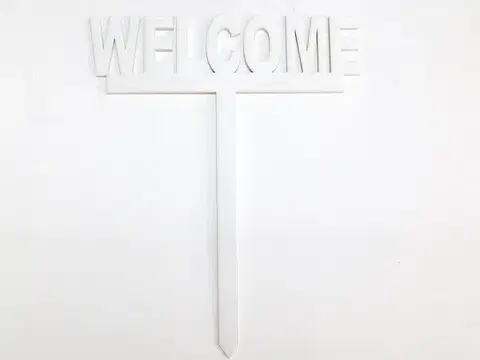 Bytové dekorácie (ostatné) MAKRO - Dekorácia WELCOME 26cm