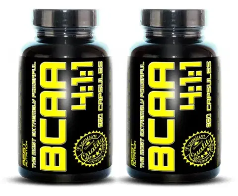 BCAA 1+1 Zadarmo: BCAA 4:1:1 od Best Nutrition 250 kaps. + 250 kaps.