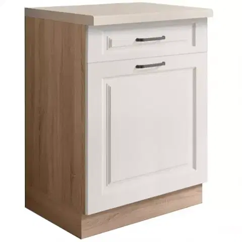 Kuchynské skrinky stojace Kuchynská skrinka Smart 5D Sonoma/biely Mat