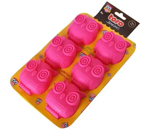 Dózy na potraviny UTC Silikónová forma na muffiny TORO ružová 263657