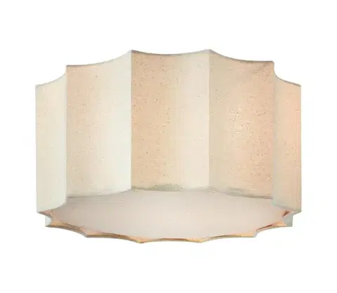 Svietidlá Markslöjd 109134 - Stropné svietidlo OLEA 2xE27/11W/230V priemer 35 cm ľan 109134